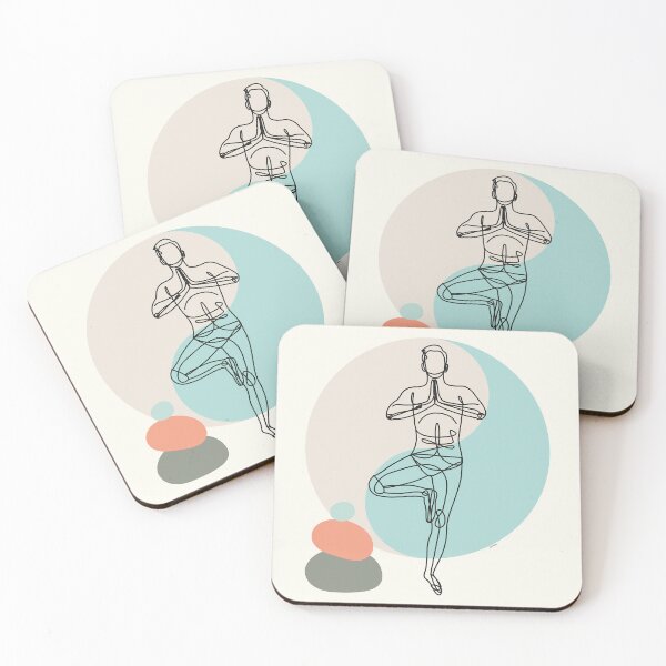 Item preview, Yoga Man Tree Pose wellness routine designed and sold by PAPEFOLIA.