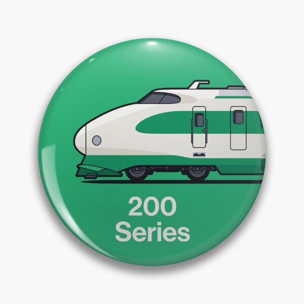 Item preview, 200 Series Shinkansen Bullet Train Side Green designed and sold by VoodooCircus.