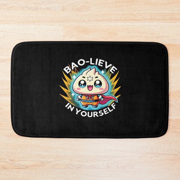 Item preview, Bao-lieve in Yourself - Funny Food Motivation Bun Pun designed and sold by chantastical.
