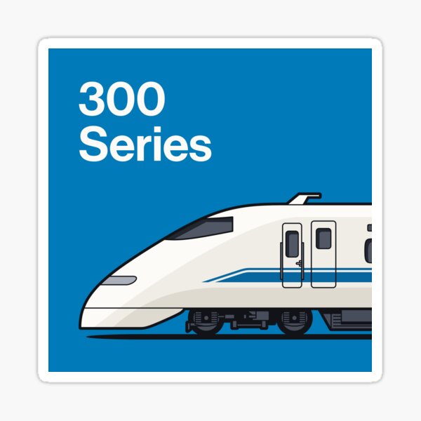 Vista previa del artículo con la obra «Perfil lateral Shinkansen serie 300», diseñado y vendido por VoodooCircus.