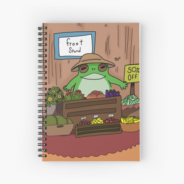 Aperçu de l'œuvre Grenouille devant un étal de fruits créée et vendue par Batsspace.