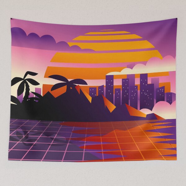 Item preview, retro vintage city scene designed and sold by matintheworld ( delcarmat ).