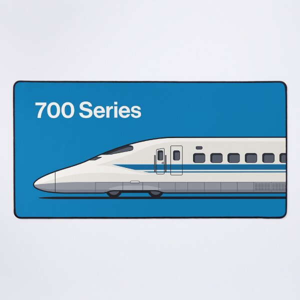Item preview, 700 Series Shinkansen Bullet Train Side Blue designed and sold by VoodooCircus.