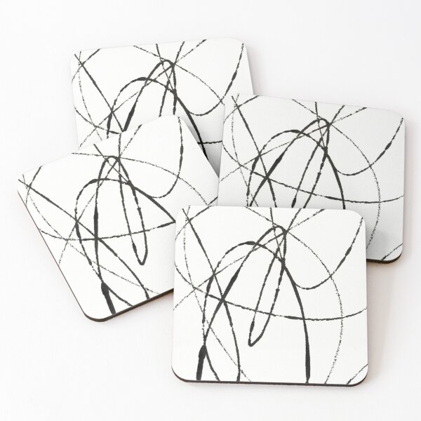 Item preview, Minimalist Black & White Abstract Sumi Ink Painting - Modern Japanese Zen Art designed and sold by Printpix.