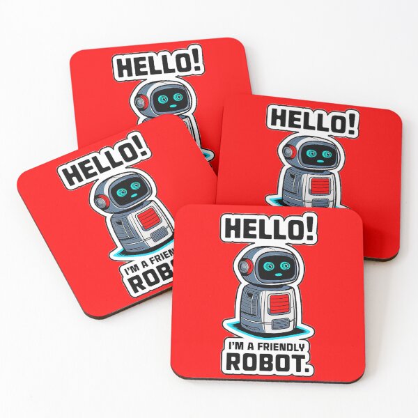 Item preview, Hello Im A Friendly Robot designed and sold by SteezeeStore.