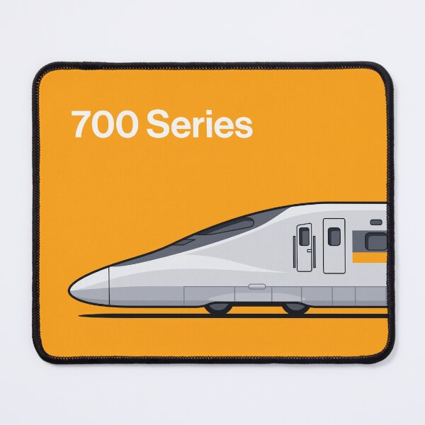 Item preview, 700 Series Shinkansen Bullet Train Side Orange designed and sold by VoodooCircus.