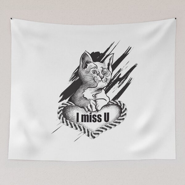 Item preview, A Cat’s Lonely Heart designed and sold by RhonDesign.