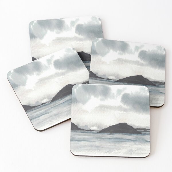 Item preview, Seascape – Original Watercolor Art Print designed and sold by Watercolors of Nature.