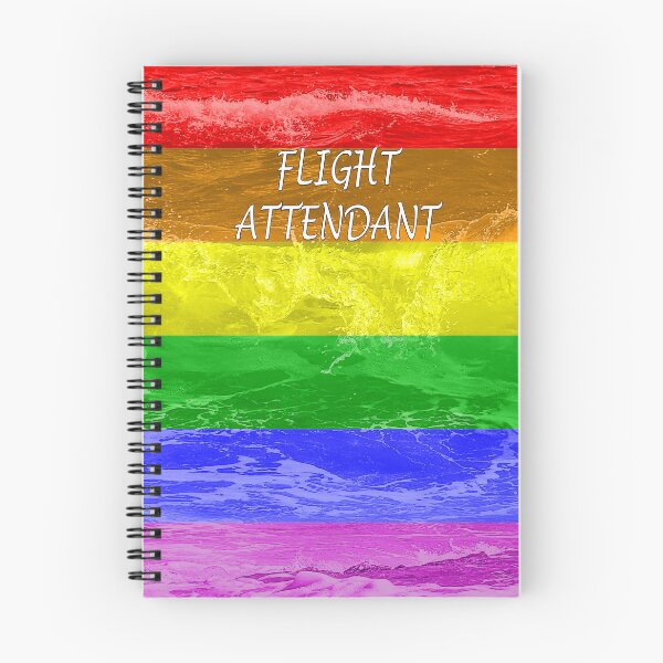 Item preview, Flight Attendant Gay Pride designed and sold by PrideFeliz.