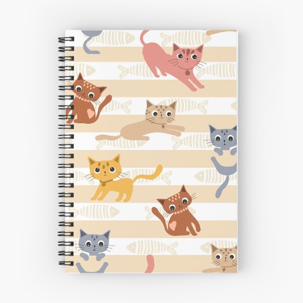 Item preview, Cute Playful Pastel Colored Cats Different Poses designed and sold by vintageretrostyleshop.