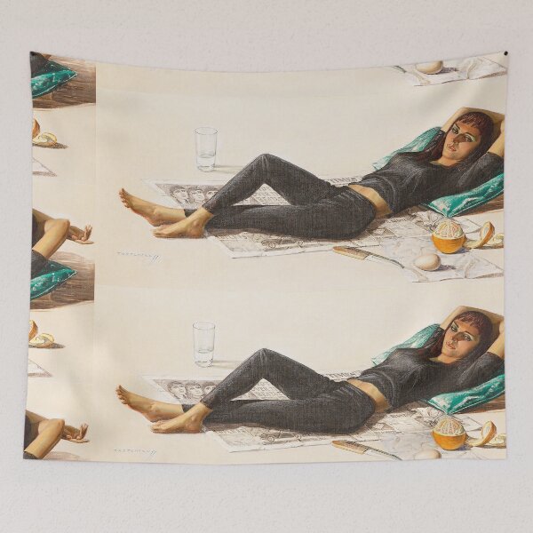 Item preview, Beatnik Girl - Tretchikoff Print designed and sold by HoneymoonHotel.