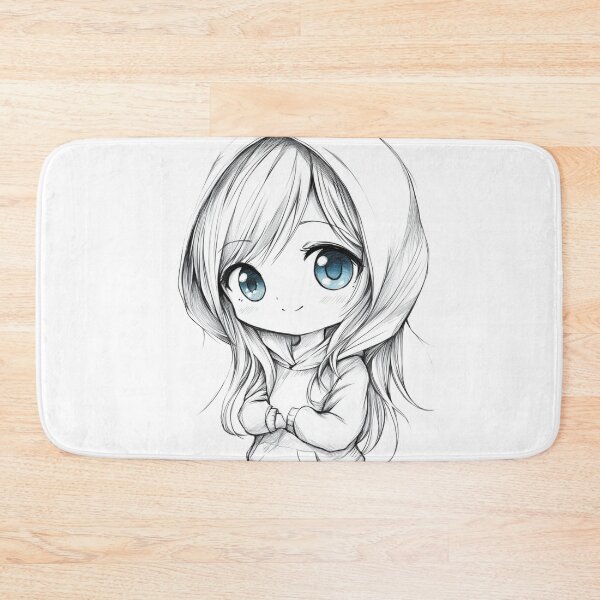 Artikelvorschau, Glückliches Chibi-Anime-Mädchen – Süße & Kawaii-Ästhetik entworfen und verkauft von InkDreamMotion.