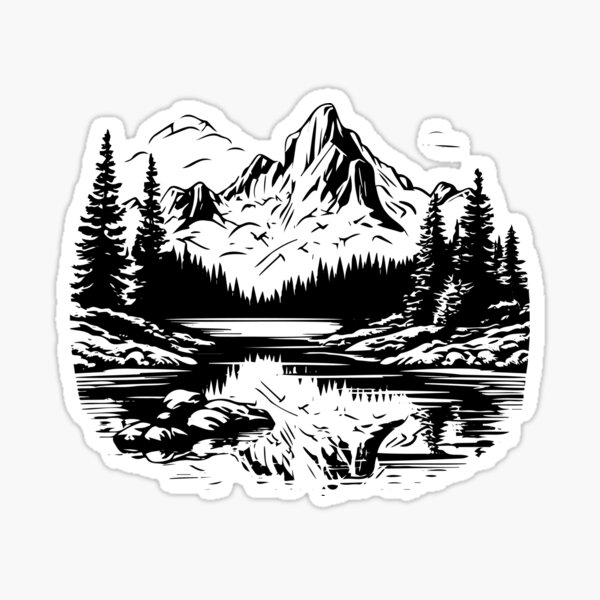 Artikel-Vorschau von Glacier-Nationalpark Montana Rocky Mountains Logan Pass, designt und verkauft von inkoutninja.
