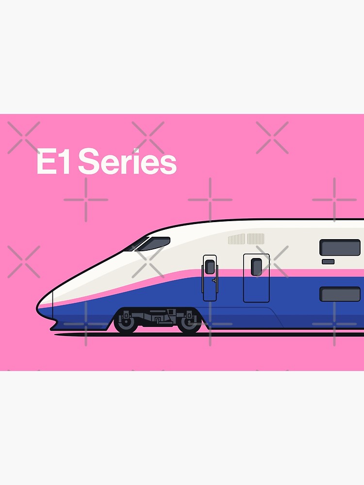 E1 Series Shinkansen Bullet Train Side