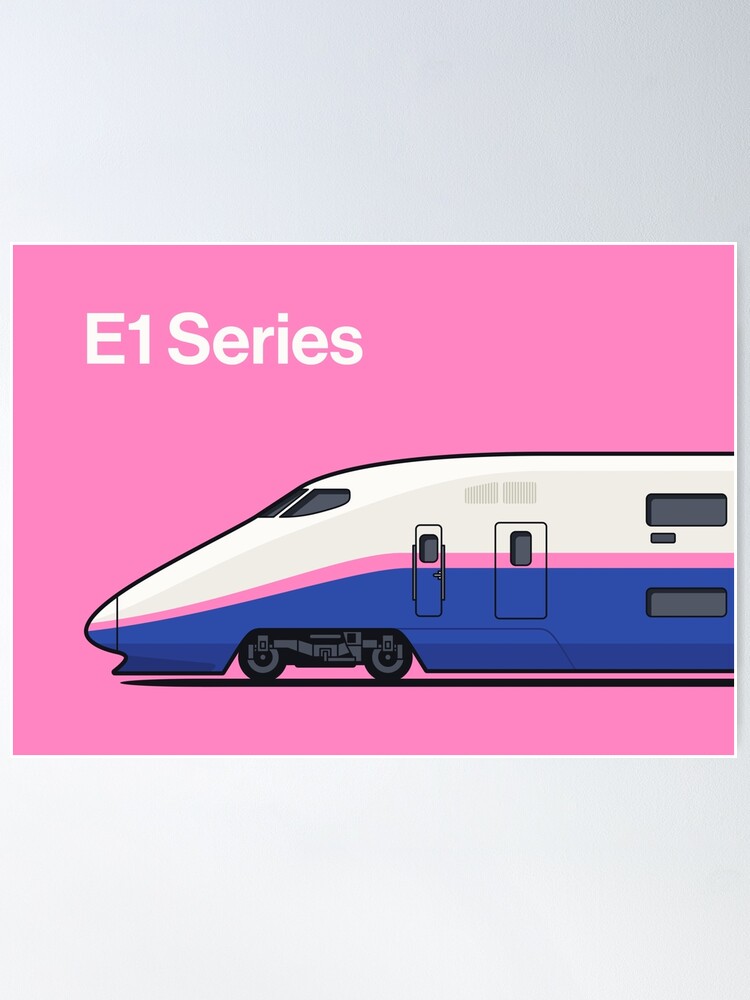 E1 Series Shinkansen Bullet Train Side