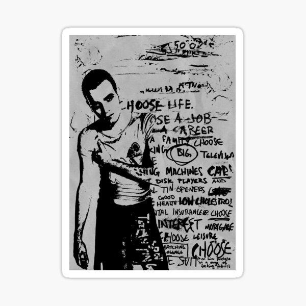 Item preview, trainspotting mark renton designed and sold by ubermensch6969.