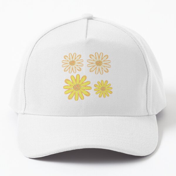 Vista previa del artículo con la obra «Hand-Drawn Yellow Daisies – Overlapping Sunny Floral Sketch», diseñado y vendido por MiradorArte.
