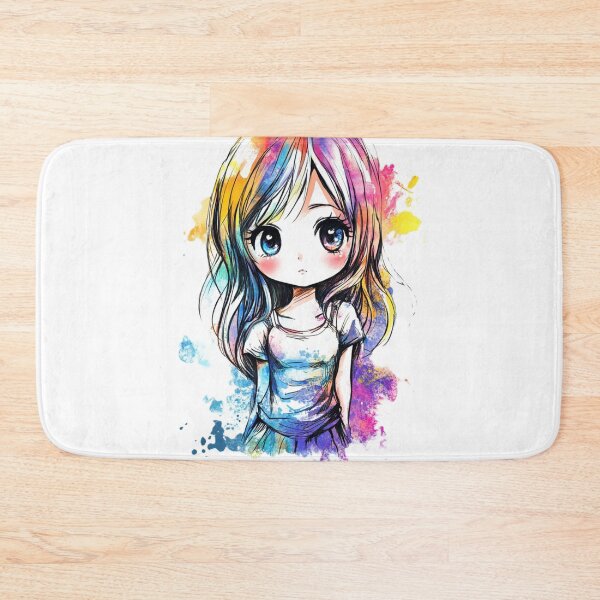 Artikelvorschau, Verspieltes Chibi-Anime-Mädchen – Moe Kawaii Style entworfen und verkauft von InkDreamMotion.