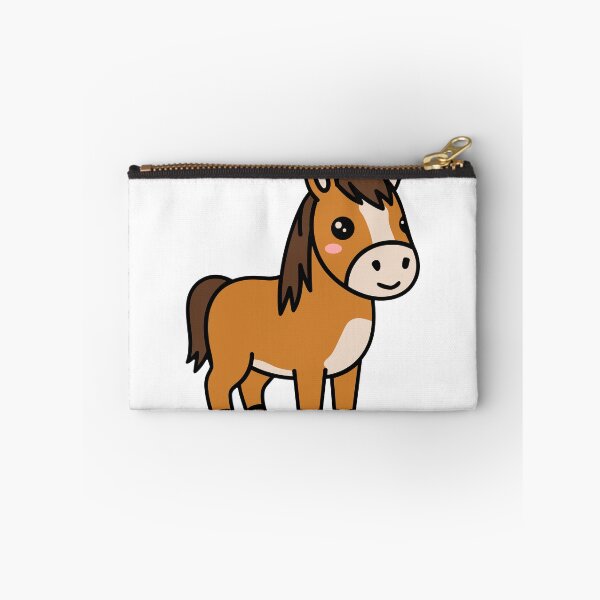 Item preview, Cute Cartoon Horse with Playful Expression designed and sold by theartfulaspie.