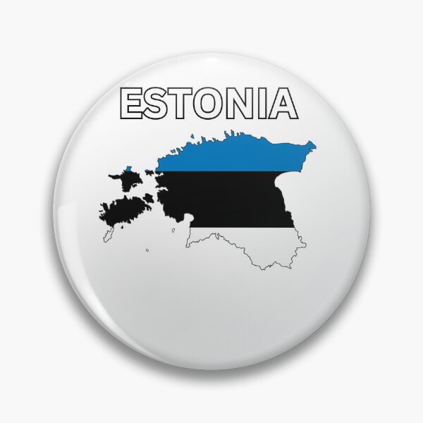 Item preview, Estonia flag map designed and sold by atomstartup.