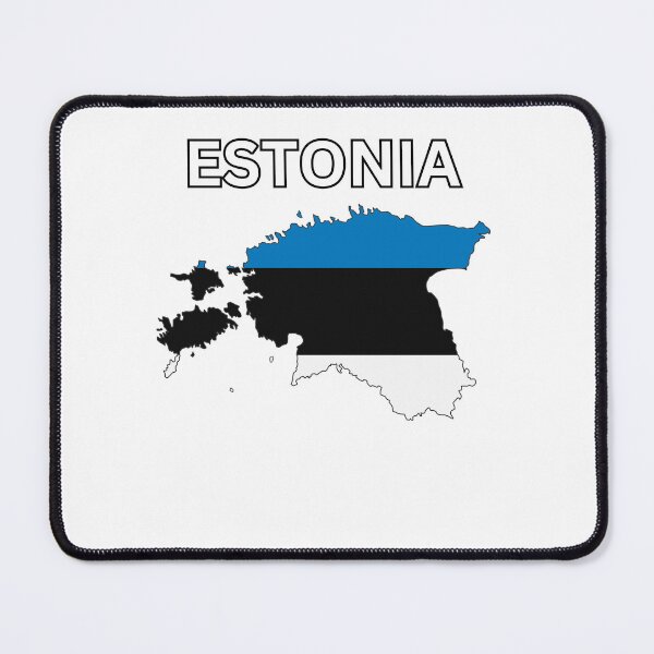 Item preview, Estonia flag map designed and sold by atomstartup.