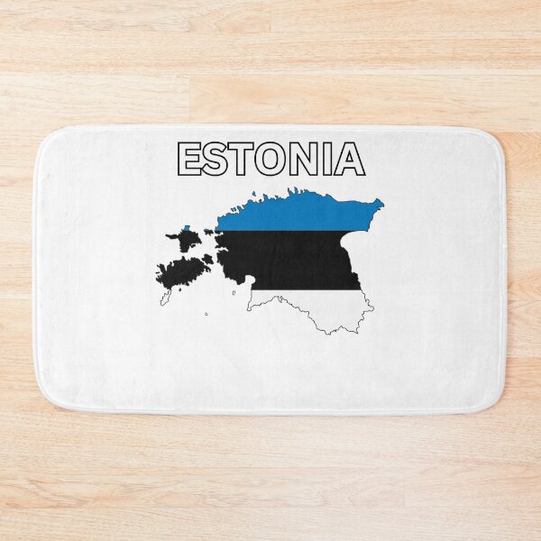 Item preview, Estonia flag map designed and sold by atomstartup.