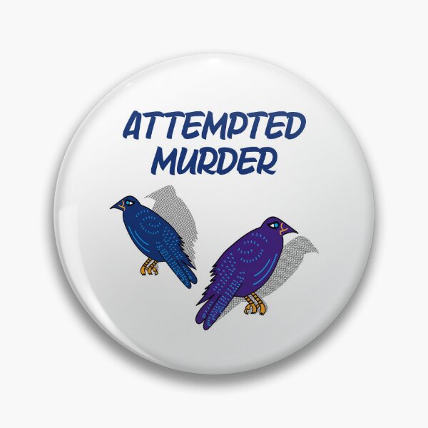 Item preview, Attempted Murder: Crow Pun Art designed and sold by nomadraconteur.
