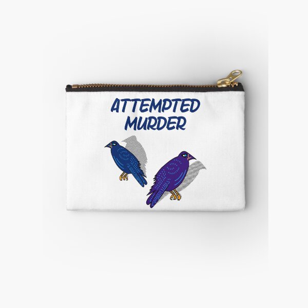 Item preview, Attempted Murder: Crow Pun Art designed and sold by nomadraconteur.
