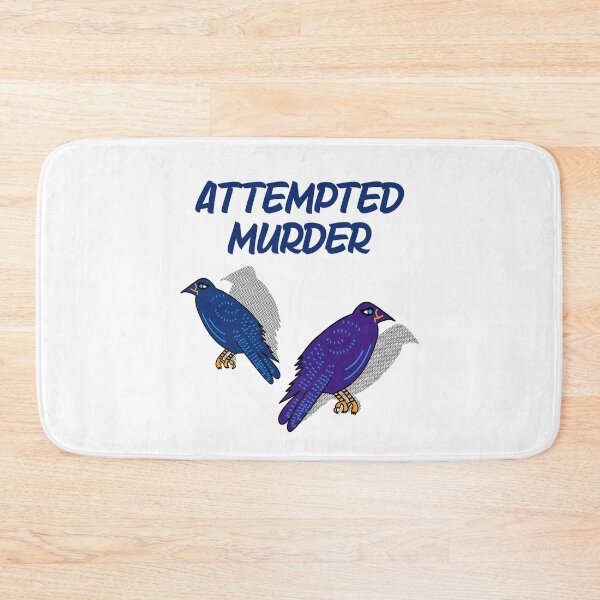Item preview, Attempted Murder: Crow Pun Art designed and sold by nomadraconteur.
