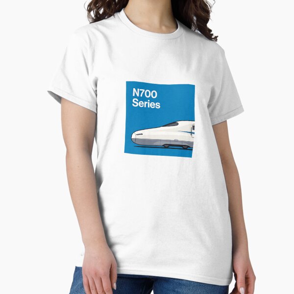 Vista previa del artículo con la obra «Perfil lateral Shinkansen serie N700», diseñado y vendido por VoodooCircus.