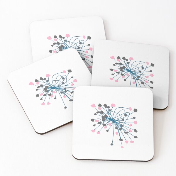 Item preview, Swirls Gray Pink And Dark Blue designed and sold by DesignsByMuriel.