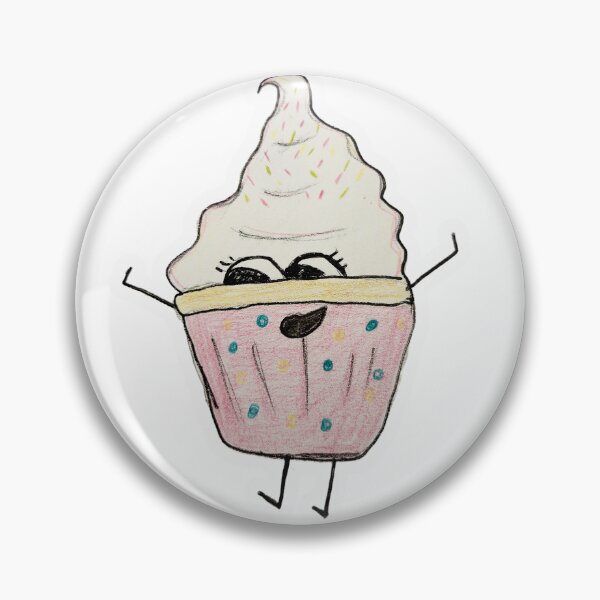 Item preview, Cupcake cartoon drawing designed and sold by Raineylanes.