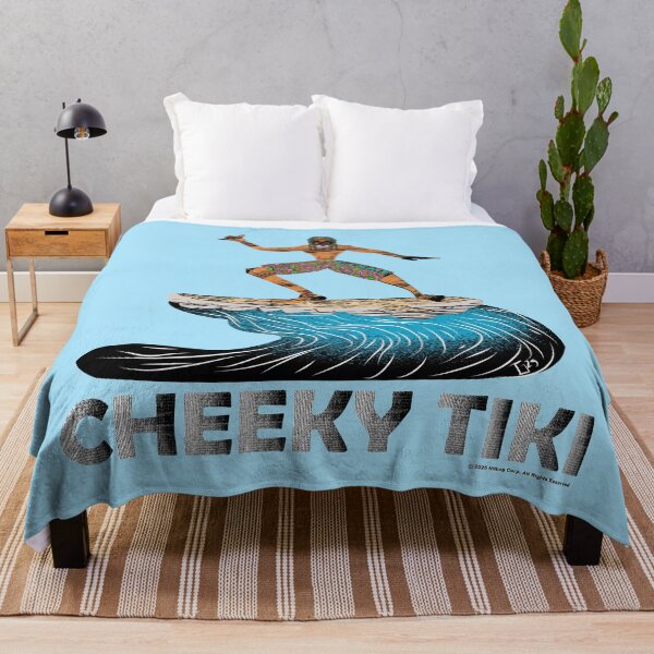 Item preview, Tiki Surfer Dude designed and sold by nilbogcorp.