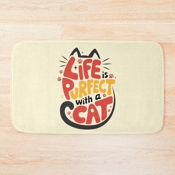 Item preview, Life Is Purfect With A Cat designed and sold by The magic  Yellow bus.