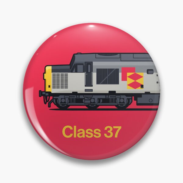 Item preview, Class 37 Freight Distribution Red Train Side England UK designed and sold by VoodooCircus.