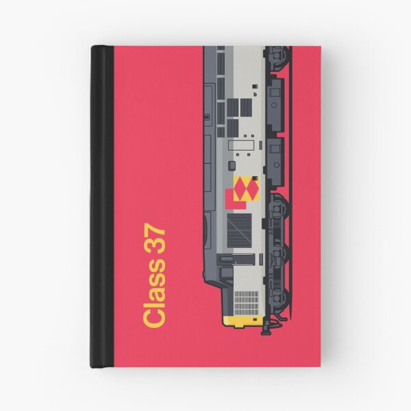 Item preview, Class 37 Freight Distribution Red Train Side England UK designed and sold by VoodooCircus.