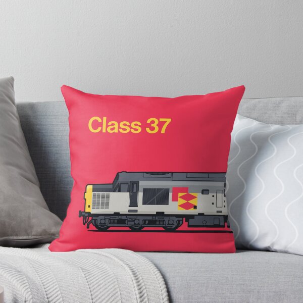 Item preview, Class 37 Freight Distribution Red Train Side England UK designed and sold by VoodooCircus.