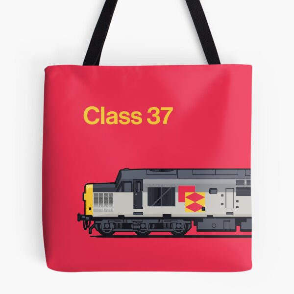 Item preview, Class 37 Freight Distribution Red Train Side England UK designed and sold by VoodooCircus.