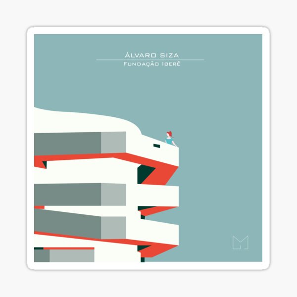 Vista previa del artículo con la obra «Álvaro Siza - Fundação Iberê», diseñado y vendido por MGJ Artefactum.