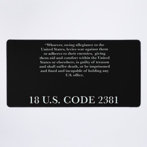 Item preview, Copy of 18 U.S. Code 2381 - Treason Law Quote - Protest Art designed and sold by aadventures.