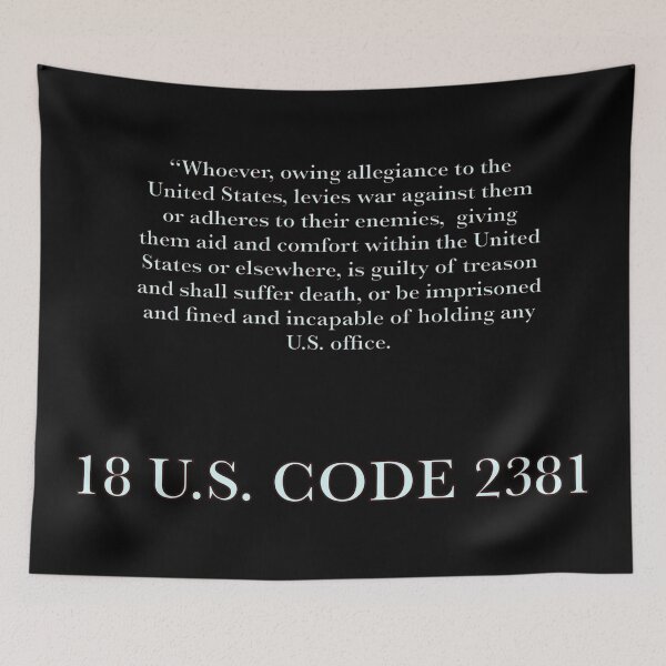 Item preview, Copy of 18 U.S. Code 2381 - Treason Law Quote - Protest Art designed and sold by aadventures.