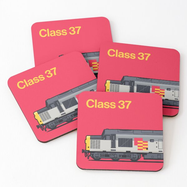 Item preview, Class 37 Freight General Red Train Side England UK designed and sold by VoodooCircus.