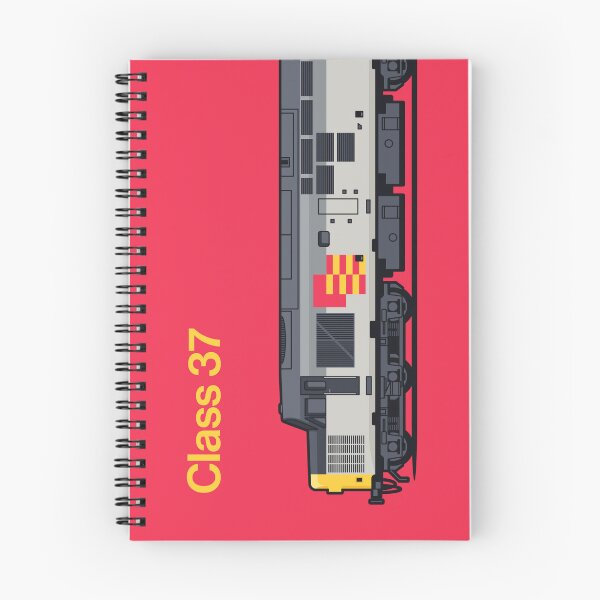 Item preview, Class 37 Freight General Red Train Side England UK designed and sold by VoodooCircus.