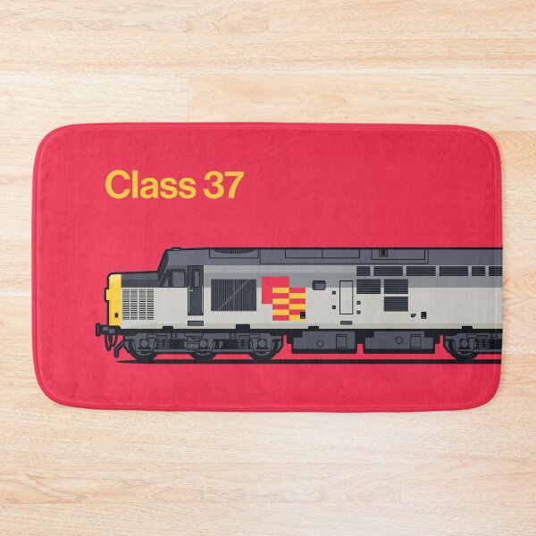 Item preview, Class 37 Freight General Red Train Side England UK designed and sold by VoodooCircus.