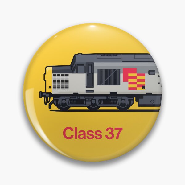 Item preview, Class 37 Freight General Yellow Train Side England UK designed and sold by VoodooCircus.