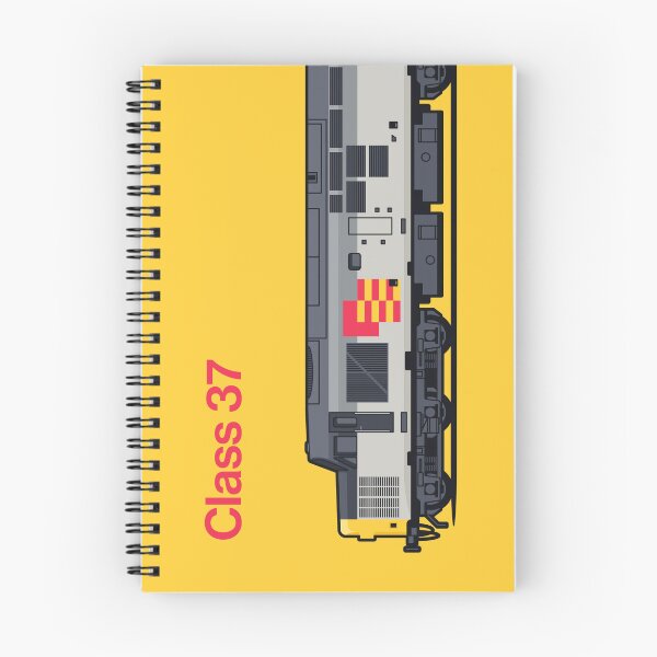 Item preview, Class 37 Freight General Yellow Train Side England UK designed and sold by VoodooCircus.
