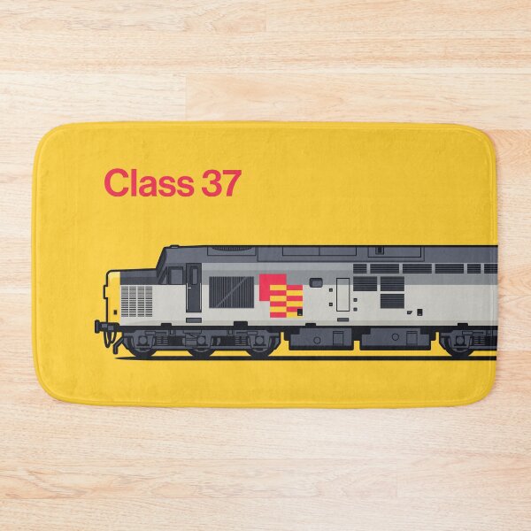 Item preview, Class 37 Freight General Yellow Train Side England UK designed and sold by VoodooCircus.