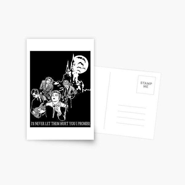 Vampires Will Never Hurt You Manga Style Postcard