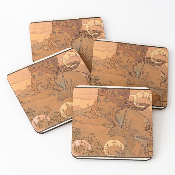 Item preview, Alphonse Mucha - Allegory of Prague; Dreaming of Freedom, 1911 designed and sold by elektronen.