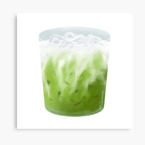 Item preview, Iced Matcha Tea Latte  designed and sold by emsimps.